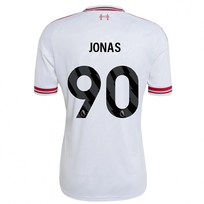 Danxen Kobiety Lee Jonas #90 Czerwony Biały Wyjazdowa Koszulka 2026/27 Koszulki Klubowe