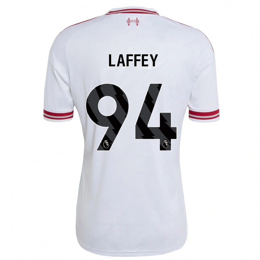 Danxen Kobiety Michael Laffey #94 Czerwony Biały Wyjazdowa Koszulka 2026/27 Koszulki Klubowe