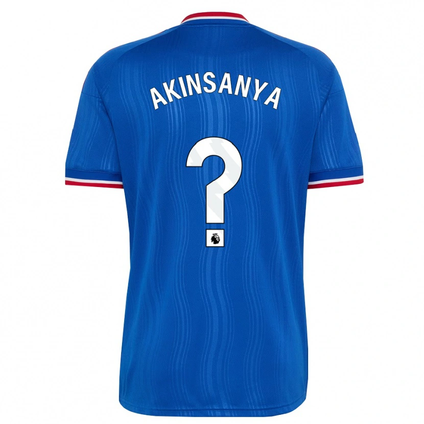 Danxen Kobiety Joseph Akinsanya #0 Niebieski Biały Czerwony Wyjazdowa Koszulka 2026/27 Koszulki Klubowe