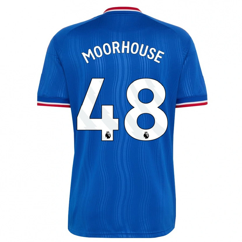 Danxen Kobiety Jack Moorhouse #48 Niebieski Biały Czerwony Wyjazdowa Koszulka 2026/27 Koszulki Klubowe