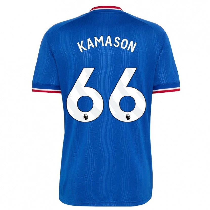 Danxen Kobiety Jaydan Kamason #66 Niebieski Biały Czerwony Wyjazdowa Koszulka 2026/27 Koszulki Klubowe