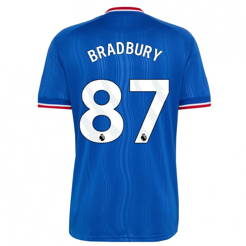 Danxen Kobiety Louie Bradbury #87 Niebieski Biały Czerwony Wyjazdowa Koszulka 2026/27 Koszulki Klubowe