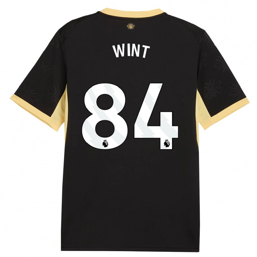 Danxen Kobiety Jack Wint #84 Czarny Żółty Wyjazdowa Koszulka 2026/27 Koszulki Klubowe