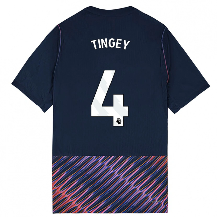 Danxen Kobiety Tyler Tingey #4 Królewski Niebieski Biały Wyjazdowa Koszulka 2026/27 Koszulki Klubowe