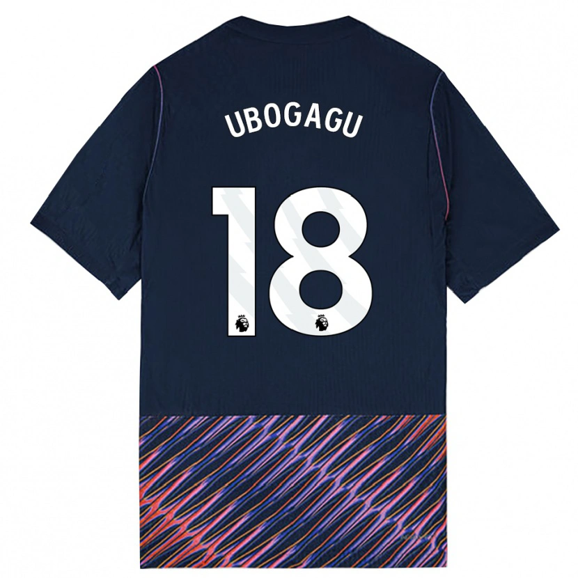 Danxen Kobiety Chioma Ubogagu #18 Królewski Niebieski Biały Wyjazdowa Koszulka 2026/27 Koszulki Klubowe
