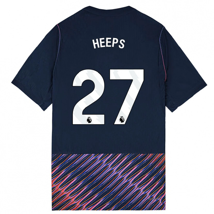 Danxen Kobiety Eleanor Heeps #27 Królewski Niebieski Biały Wyjazdowa Koszulka 2026/27 Koszulki Klubowe