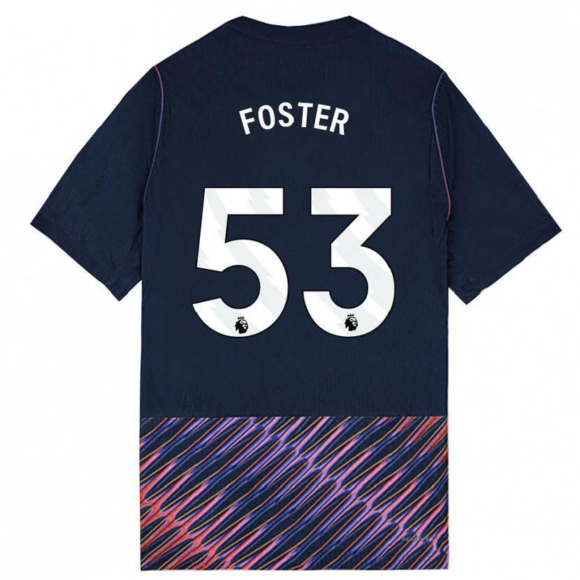 Danxen Kobiety Brooklyn Lyons Foster #53 Królewski Niebieski Biały Wyjazdowa Koszulka 2026/27 Koszulki Klubowe