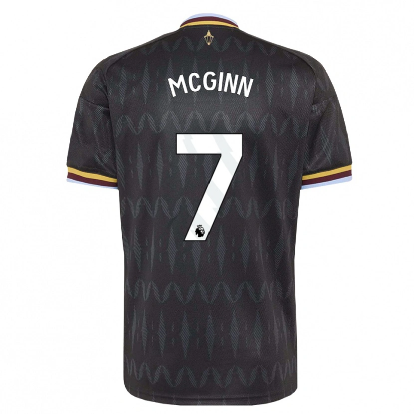 Danxen Kobiety John Mcginn #7 Niebieski Chaber Czarny Żółty Wyjazdowa Koszulka 2026/27 Koszulki Klubowe