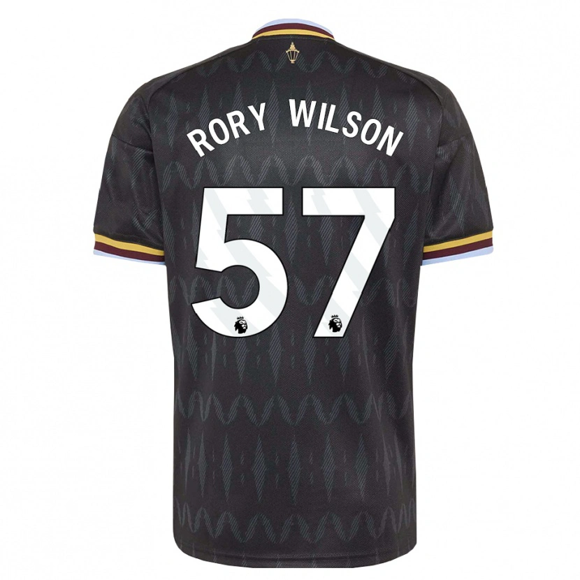 Danxen Kobiety Rory Wilson #57 Niebieski Chaber Czarny Żółty Wyjazdowa Koszulka 2026/27 Koszulki Klubowe
