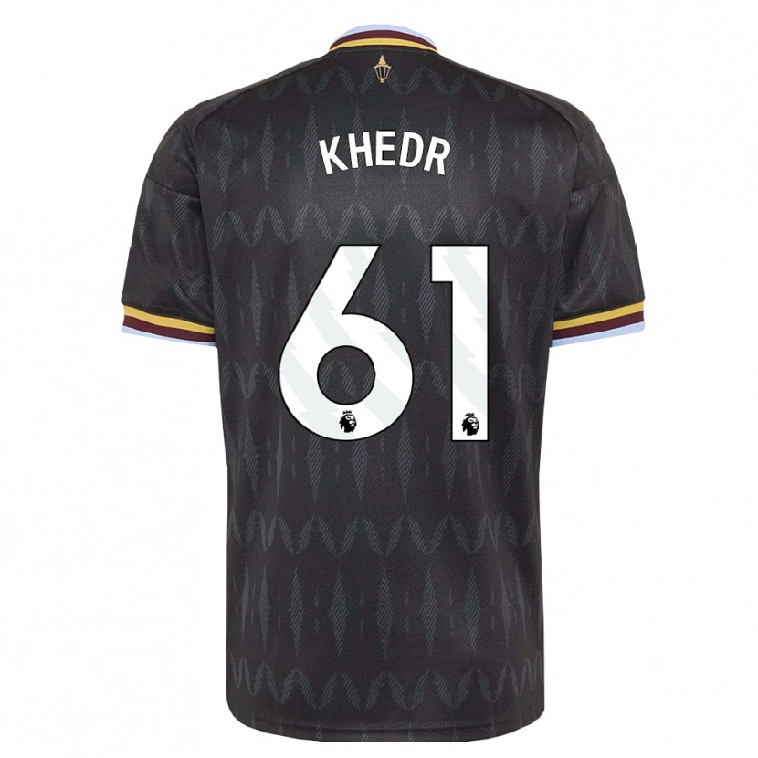 Danxen Kobiety Omar Khedr #61 Niebieski Chaber Czarny Żółty Wyjazdowa Koszulka 2026/27 Koszulki Klubowe