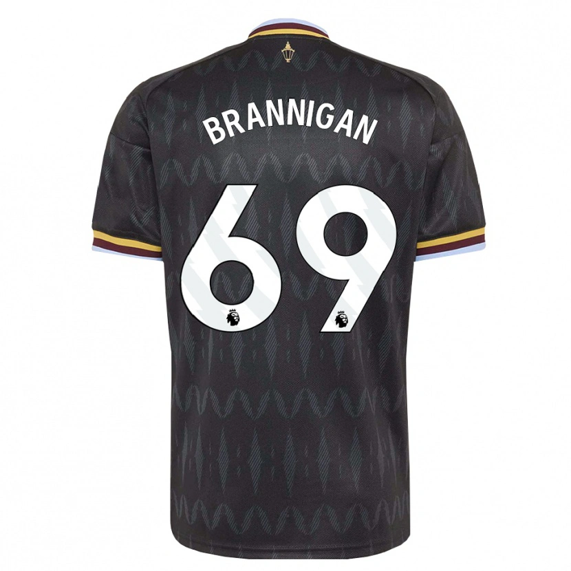 Danxen Kobiety Cole Brannigan #69 Niebieski Chaber Czarny Żółty Wyjazdowa Koszulka 2026/27 Koszulki Klubowe