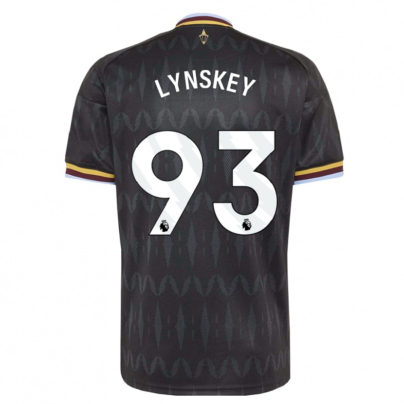 Danxen Kobiety Alfie Lynskey #93 Niebieski Chaber Czarny Żółty Wyjazdowa Koszulka 2026/27 Koszulki Klubowe