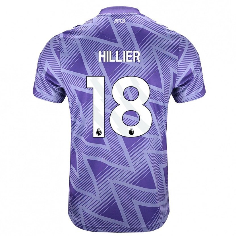 Danxen Kobiety Gemma Hillier #18 Bladożółty Biały Wyjazdowa Koszulka 2026/27 Koszulki Klubowe