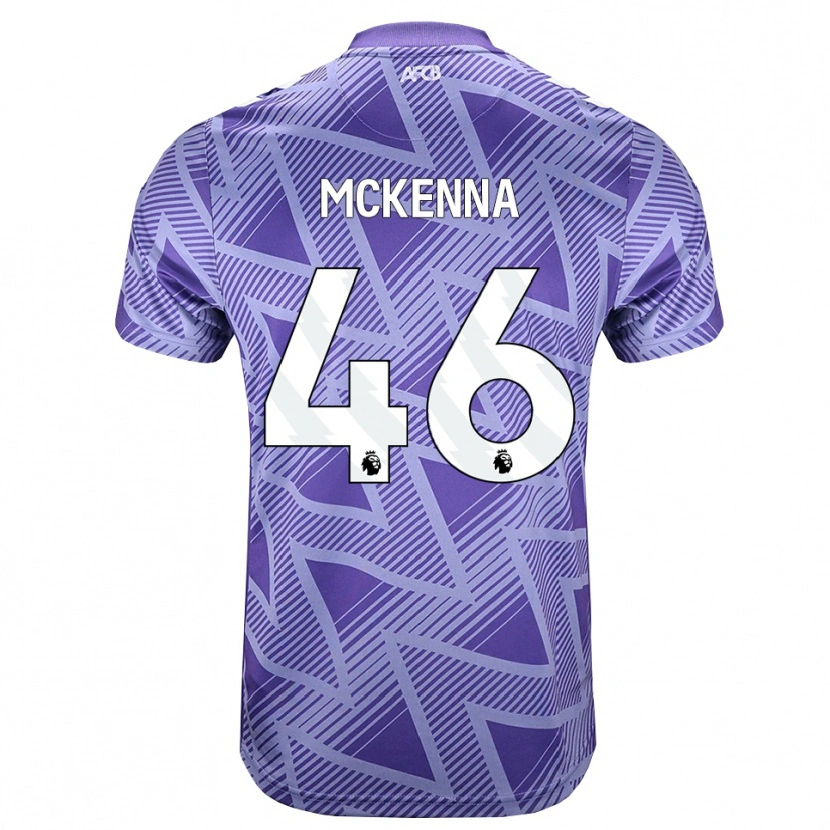 Danxen Kobiety Callan Mckenna #46 Bladożółty Biały Wyjazdowa Koszulka 2026/27 Koszulki Klubowe