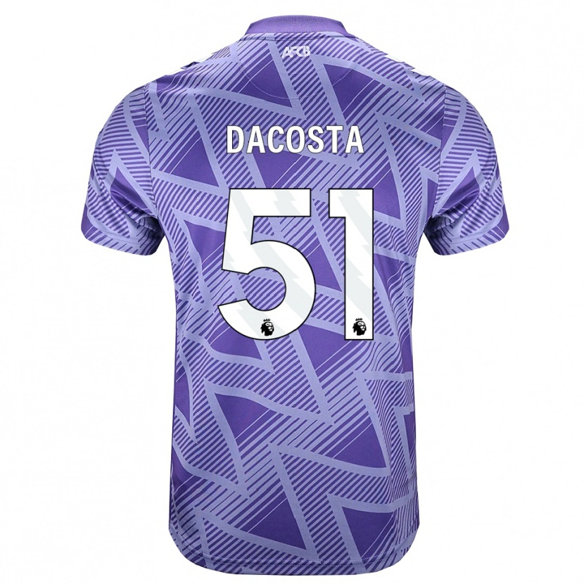 Danxen Kobiety Malcom Dacosta González #51 Bladożółty Biały Wyjazdowa Koszulka 2026/27 Koszulki Klubowe