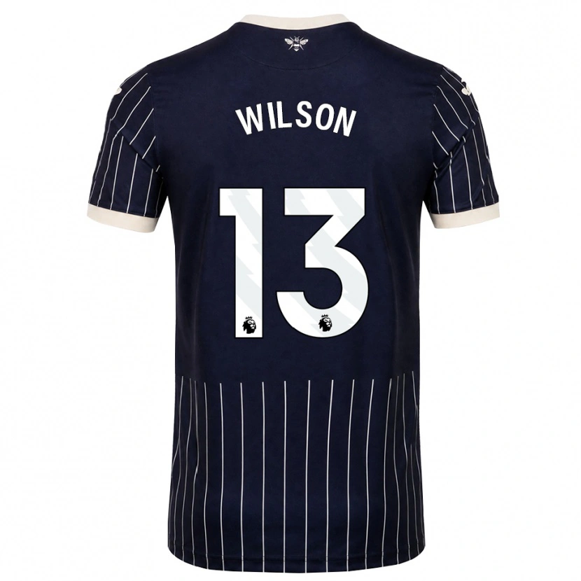 Danxen Kobiety Callum Wilson #13 Czarny Biały Wyjazdowa Koszulka 2026/27 Koszulki Klubowe