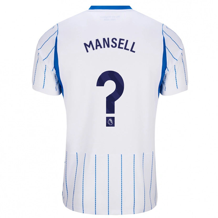 Danxen Kobiety Alfie Mansell #0 Niebieski Chaber Biały Wyjazdowa Koszulka 2026/27 Koszulki Klubowe