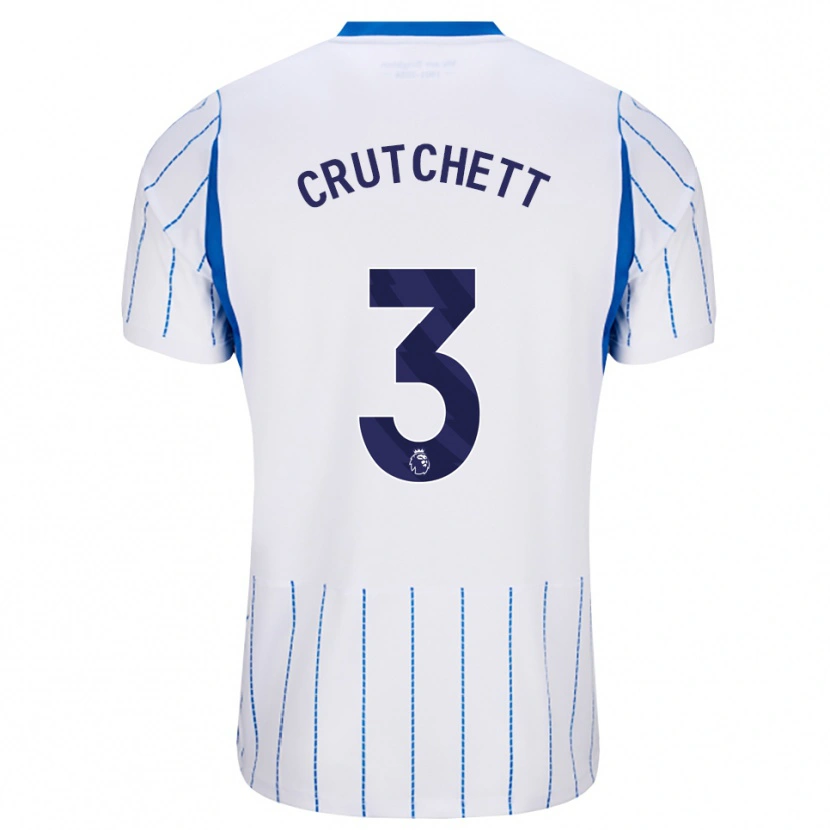 Danxen Kobiety Liam Crutchett #3 Niebieski Chaber Biały Wyjazdowa Koszulka 2026/27 Koszulki Klubowe