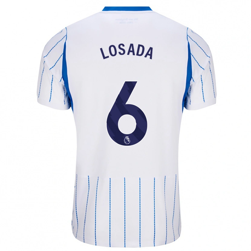 Danxen Kobiety Vicky Losada #6 Niebieski Chaber Biały Wyjazdowa Koszulka 2026/27 Koszulki Klubowe