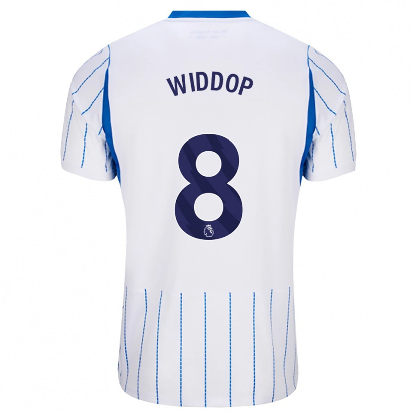 Danxen Kobiety Fraser Widdop #8 Niebieski Chaber Biały Wyjazdowa Koszulka 2026/27 Koszulki Klubowe