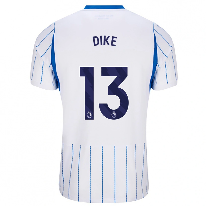 Danxen Kobiety Michael Dike #13 Niebieski Chaber Biały Wyjazdowa Koszulka 2026/27 Koszulki Klubowe