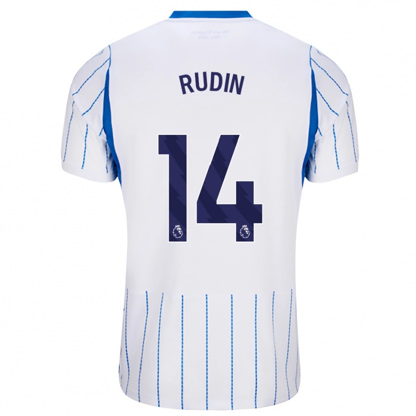 Danxen Kobiety Daniel Rudin #14 Niebieski Chaber Biały Wyjazdowa Koszulka 2026/27 Koszulki Klubowe