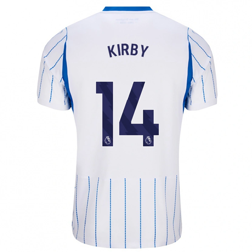 Danxen Kobiety Fran Kirby #14 Niebieski Chaber Biały Wyjazdowa Koszulka 2026/27 Koszulki Klubowe