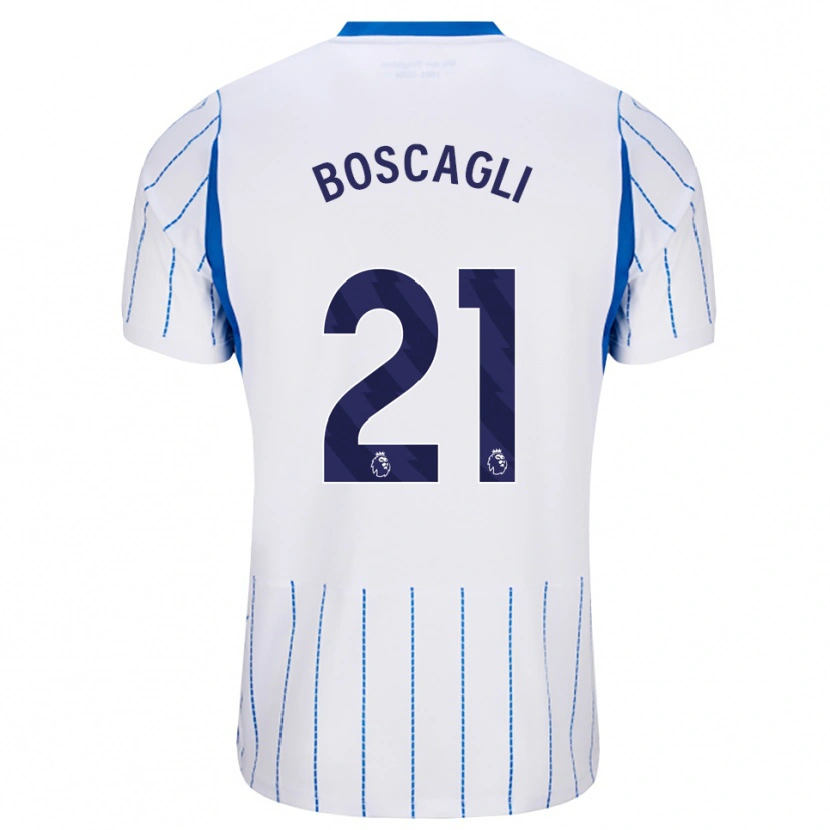 Danxen Kobiety Olivier Boscagli #21 Niebieski Chaber Biały Wyjazdowa Koszulka 2026/27 Koszulki Klubowe