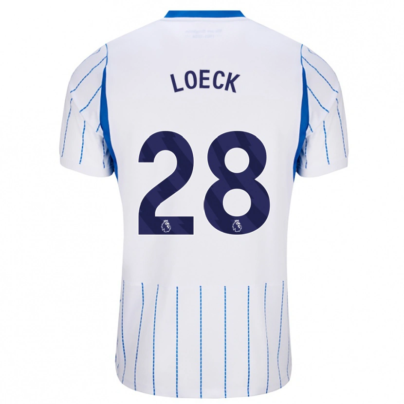 Danxen Kobiety Melina Loeck #28 Niebieski Chaber Biały Wyjazdowa Koszulka 2026/27 Koszulki Klubowe