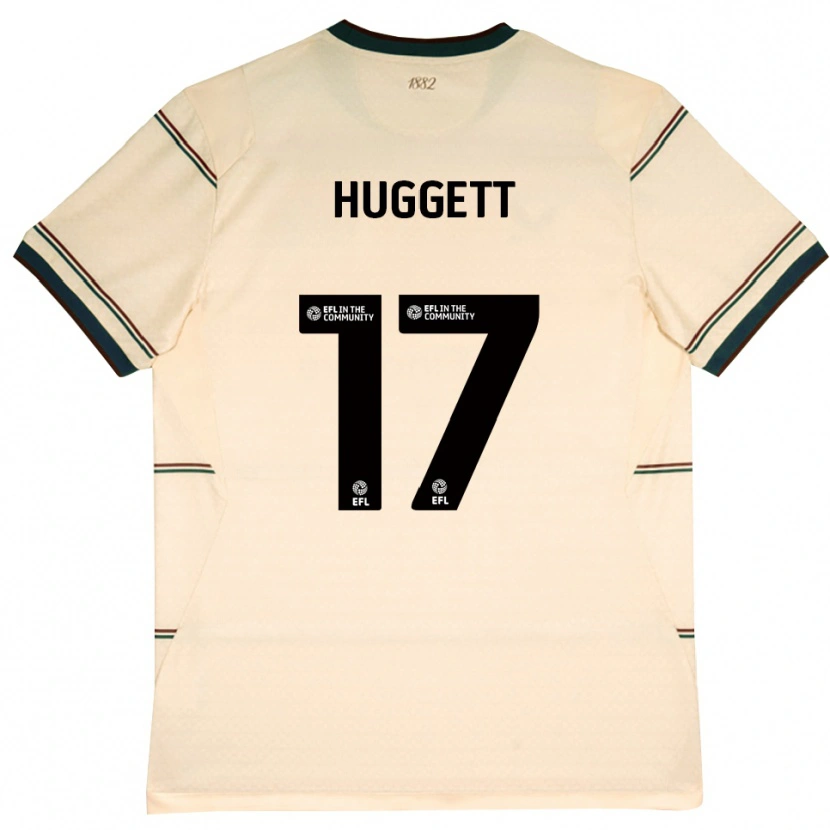 Danxen Kobiety Aiden Huggett #17 Beżowy Bordowy Wyjazdowa Koszulka 2026/27 Koszulki Klubowe