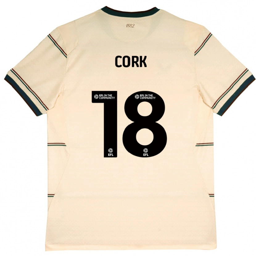 Danxen Kobiety Jack Cork #18 Beżowy Bordowy Wyjazdowa Koszulka 2026/27 Koszulki Klubowe