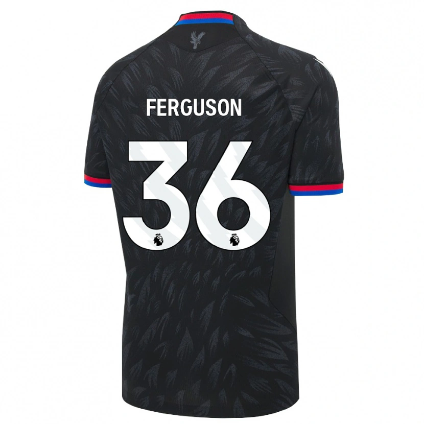 Danxen Kobiety Nathan Ferguson #36 Czarny Niebieski Czerwony Wyjazdowa Koszulka 2026/27 Koszulki Klubowe