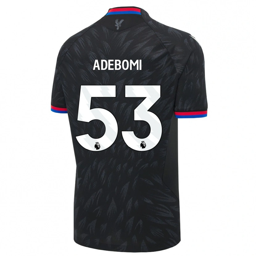 Danxen Kobiety Ademola Ola Adebomi #53 Czarny Niebieski Czerwony Wyjazdowa Koszulka 2026/27 Koszulki Klubowe