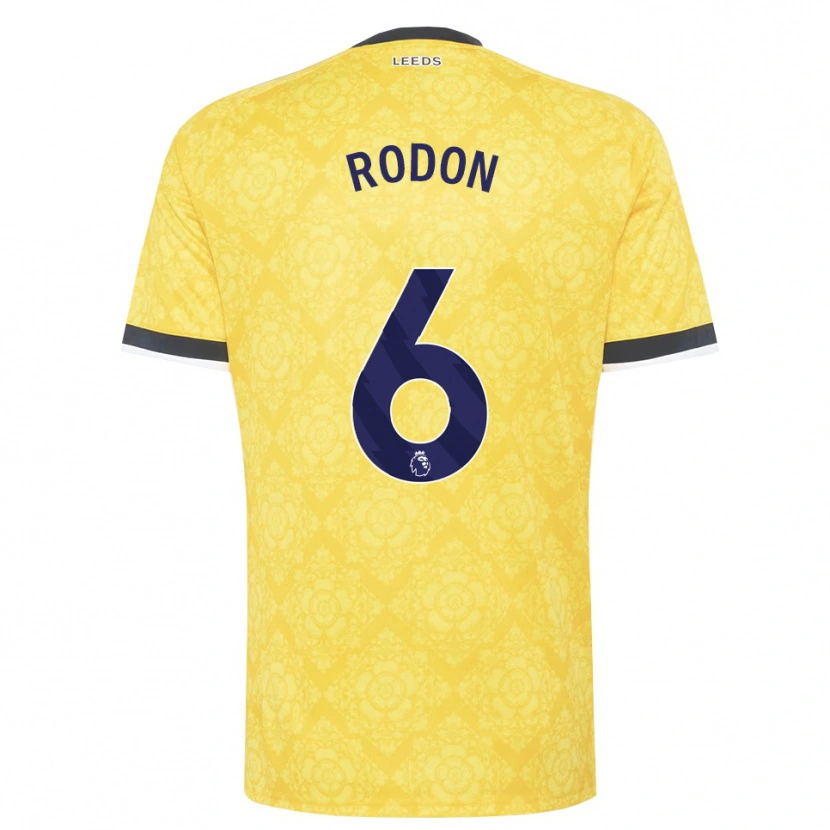 Danxen Kobiety Joe Rodon #6 Żółty Biały Czarny Wyjazdowa Koszulka 2026/27 Koszulki Klubowe