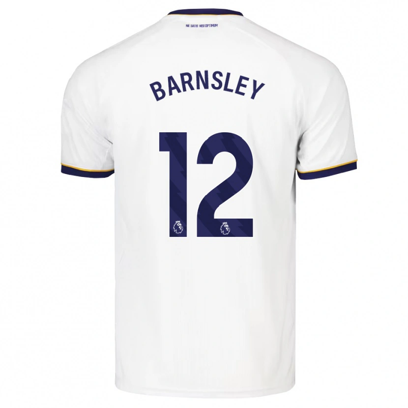 Danxen Kobiety Fraser Barnsley #12 Północnoniebieski Biały Żółty Wyjazdowa Koszulka 2026/27 Koszulki Klubowe