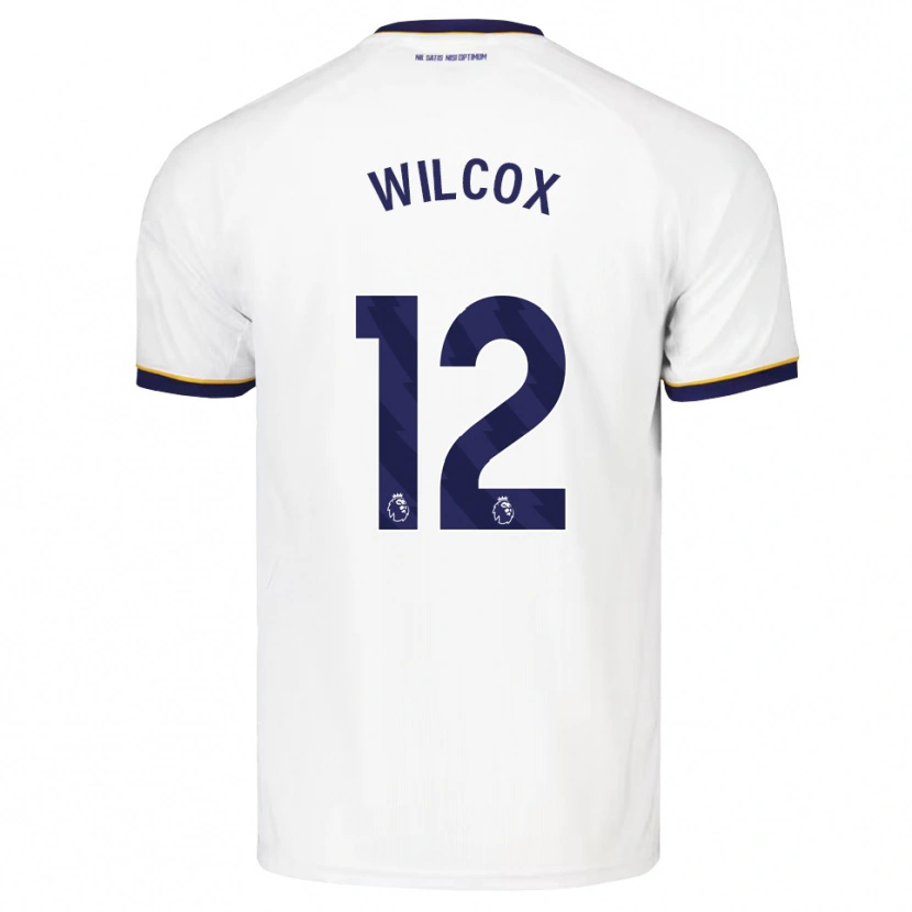 Danxen Kobiety Ted Wilcox #12 Północnoniebieski Biały Żółty Wyjazdowa Koszulka 2026/27 Koszulki Klubowe