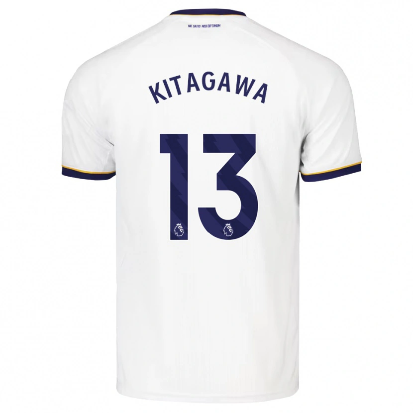 Danxen Kobiety Hikaru Kitagawa #13 Północnoniebieski Biały Żółty Wyjazdowa Koszulka 2026/27 Koszulki Klubowe