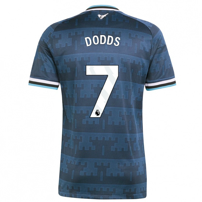 Danxen Kobiety Tyler Dodds #7 Żółty Czarny Niebieski Wyjazdowa Koszulka 2026/27 Koszulki Klubowe