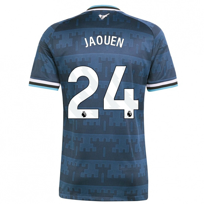 Danxen Kobiety Ewen Jaouen #24 Żółty Czarny Niebieski Wyjazdowa Koszulka 2026/27 Koszulki Klubowe