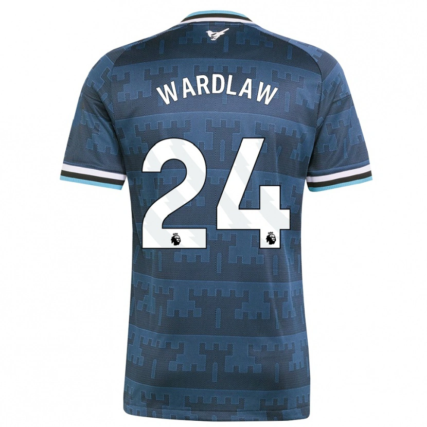 Danxen Kobiety Charlotte Wardlaw #24 Żółty Czarny Niebieski Wyjazdowa Koszulka 2026/27 Koszulki Klubowe