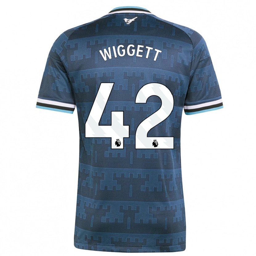Danxen Kobiety Charlie Wiggett #42 Żółty Czarny Niebieski Wyjazdowa Koszulka 2026/27 Koszulki Klubowe