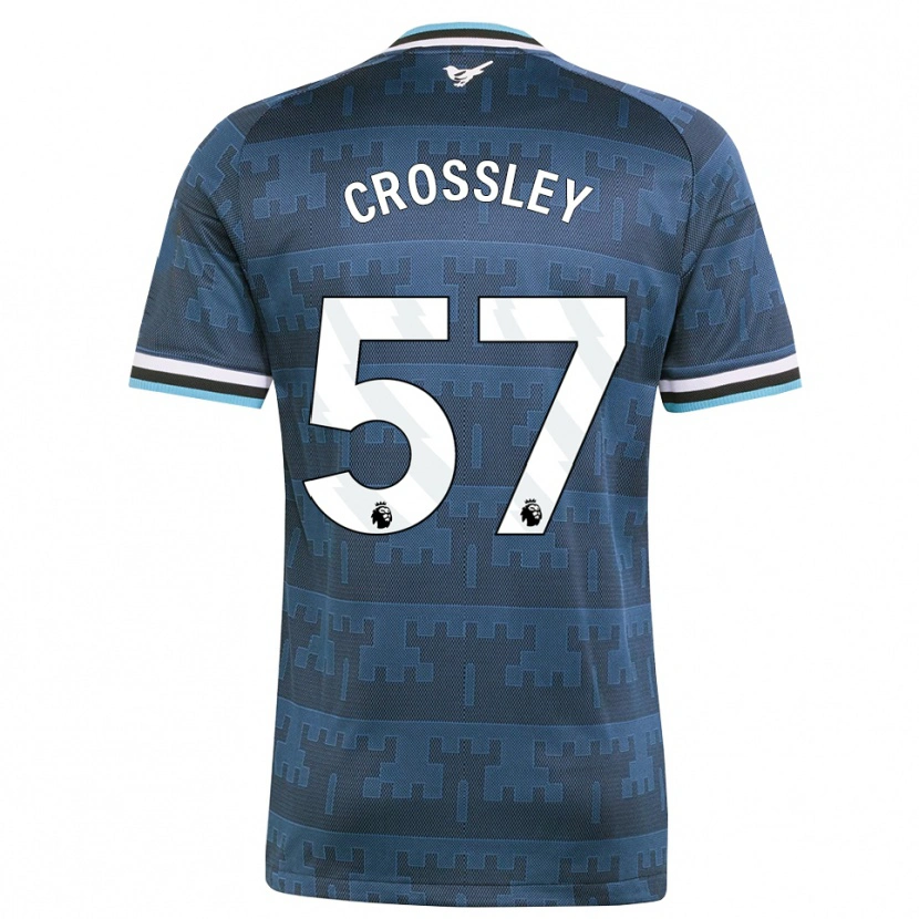 Danxen Kobiety Kyle Crossley #57 Żółty Czarny Niebieski Wyjazdowa Koszulka 2026/27 Koszulki Klubowe