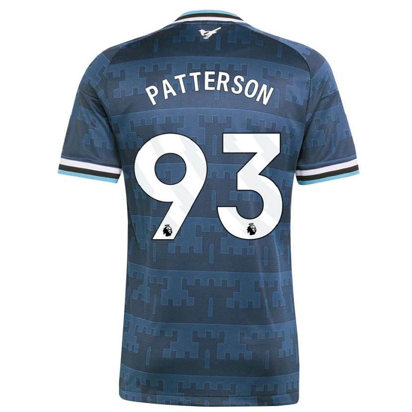 Danxen Kobiety Jack Patterson #93 Żółty Czarny Niebieski Wyjazdowa Koszulka 2026/27 Koszulki Klubowe