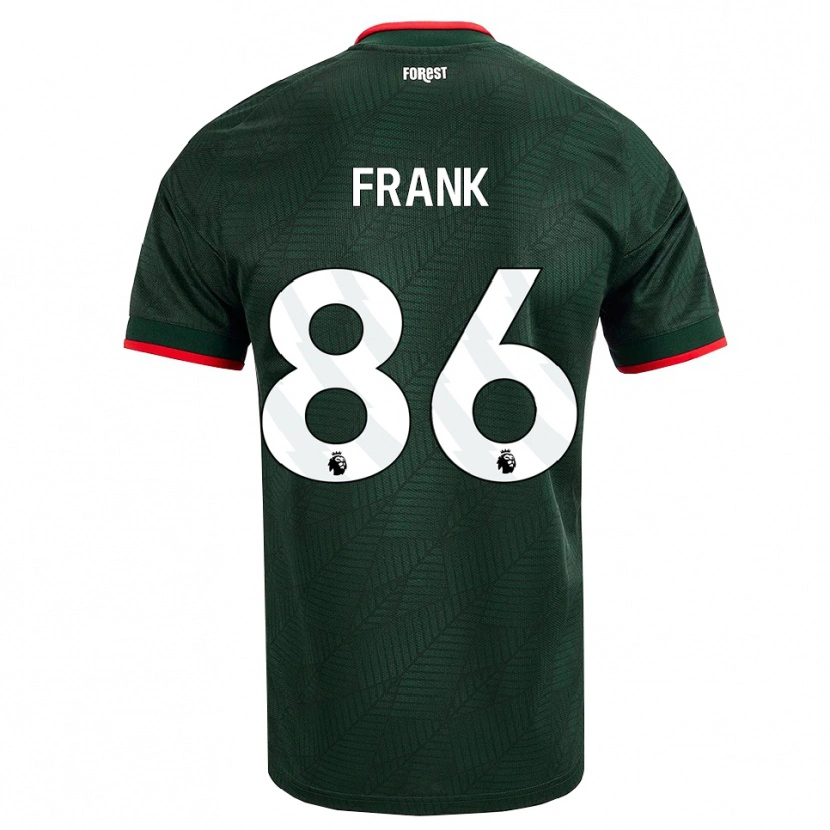 Danxen Kobiety Frank Djamna #86 Ciemnozielony Czerwony Wyjazdowa Koszulka 2026/27 Koszulki Klubowe