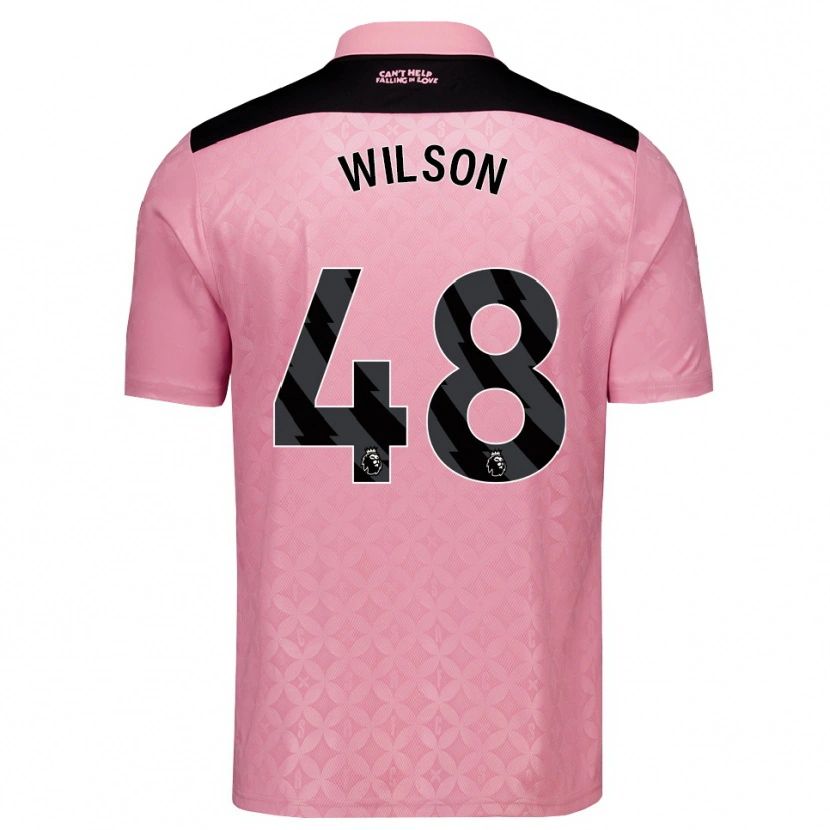 Danxen Kobiety Callum Wilson #48 Jasnoróżowy Czarny Wyjazdowa Koszulka 2026/27 Koszulki Klubowe