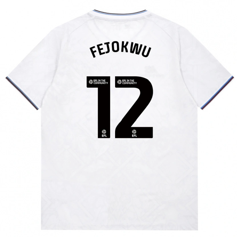 Danxen Kobiety Emmanuel Fejokwu #12 Bordowy Biały Wyjazdowa Koszulka 2026/27 Koszulki Klubowe