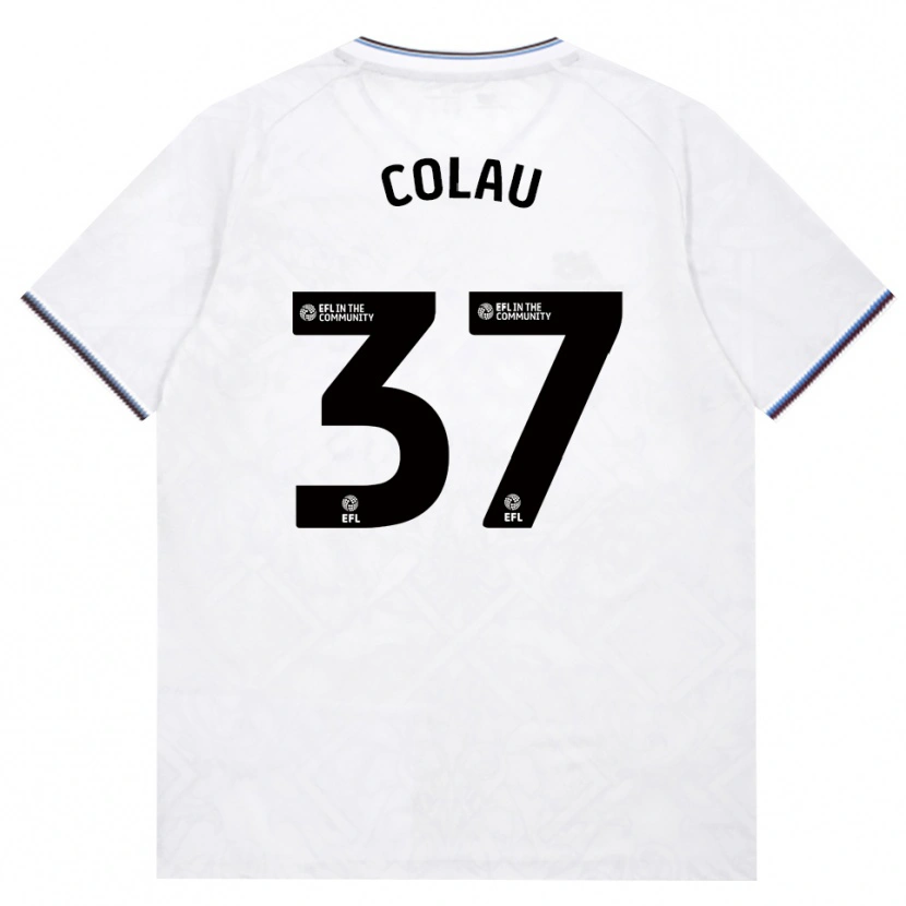 Danxen Kobiety Dimitri Colau #37 Bordowy Biały Wyjazdowa Koszulka 2026/27 Koszulki Klubowe