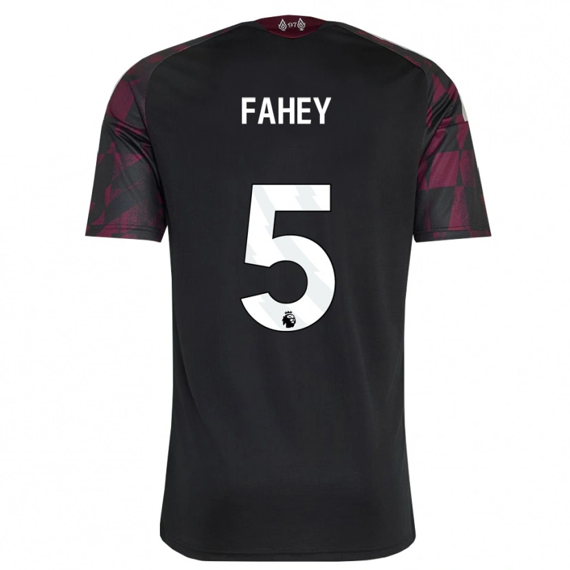 Danxen Kobiety Niamh Fahey #5 Czarny Biały Fioletowy Trzeci Komplet Koszulka 2026/27 Koszulki Klubowe