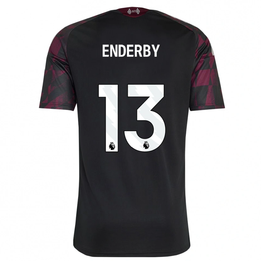 Danxen Kobiety Mia Enderby #13 Czarny Biały Fioletowy Trzeci Komplet Koszulka 2026/27 Koszulki Klubowe