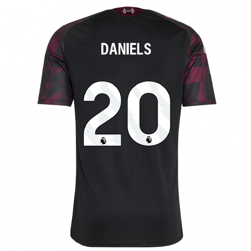 Danxen Kobiety Yana Daniels #20 Czarny Biały Fioletowy Trzeci Komplet Koszulka 2026/27 Koszulki Klubowe